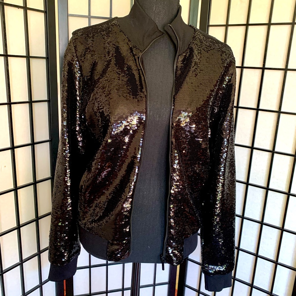 Ralph Lauren Sequin bomber jacket